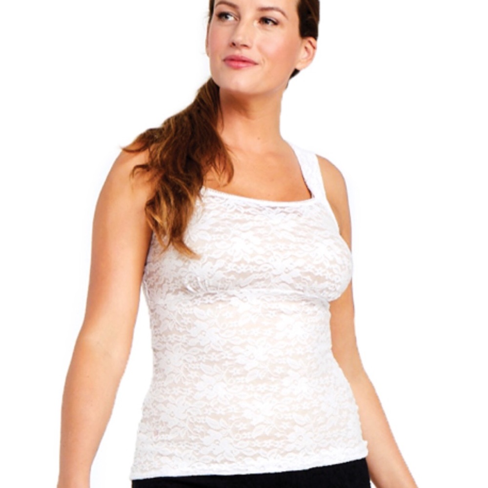 Empire lace tank by ruby ribbon